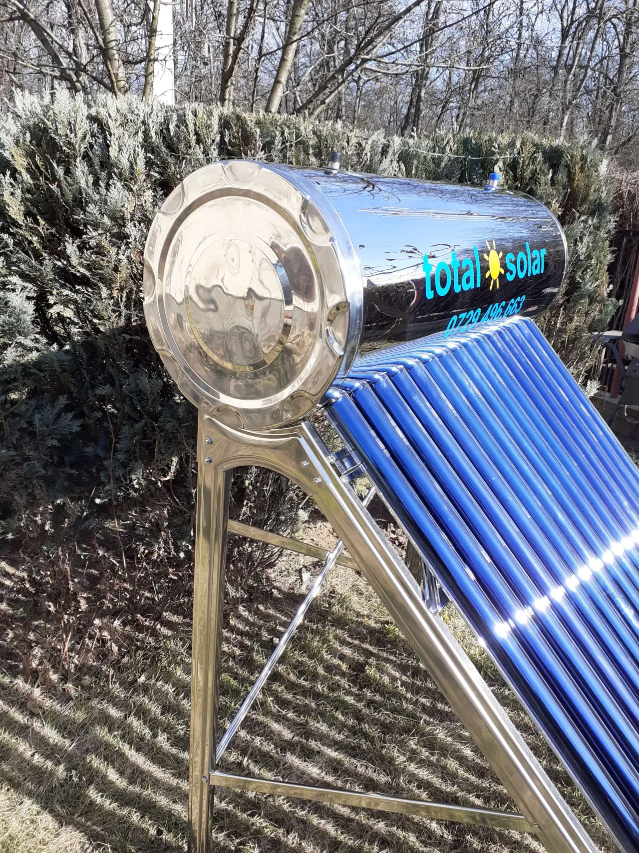 Panou solar nepresurizat, boiler 200 L, vas flotor