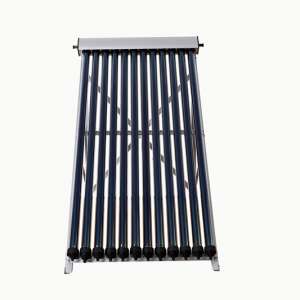 Colector solar apa calda tuburi vidate cu heat pipe, 12 tuburi, rama din inox.