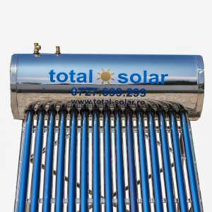 Panou solar apa calda presurizat, inox -12 tuburi vidate cu heat pipe, boiler cu 120 litri, supapă antivid, supapă presiune/termică, supapă de sens anod de magneziu - imagine 19