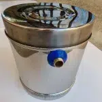 Vas flotor pentru panouri solare nepresurizate, 5 litri , inox. - imagine 3