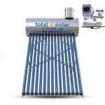 Panou solar apa calda nepresurizat TOTAL SOLAR, boiler 100 litri,10 tuburi,Controler TK7,inox .